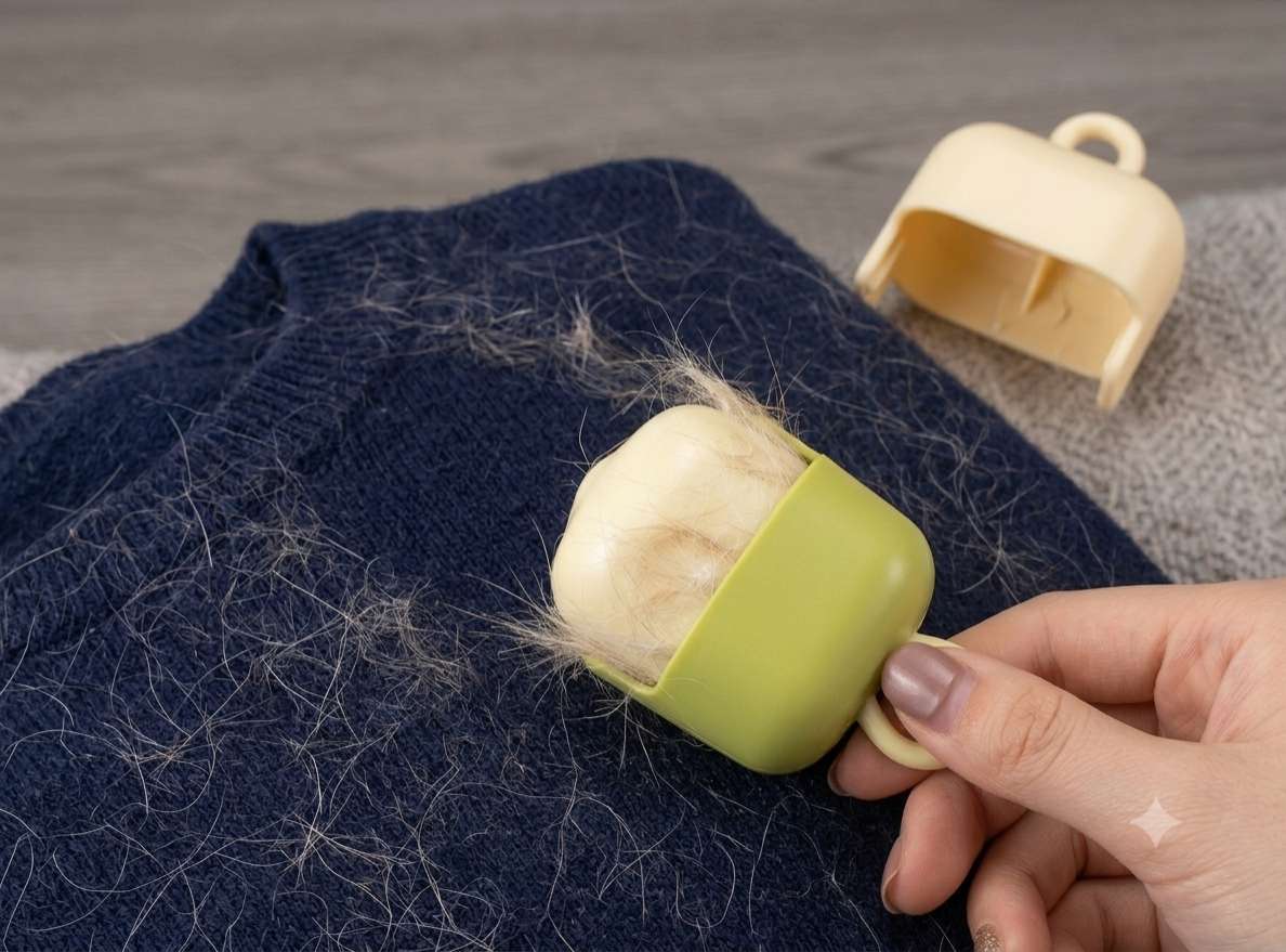 2 Piece Reusable lint roller- easy pet fur removal