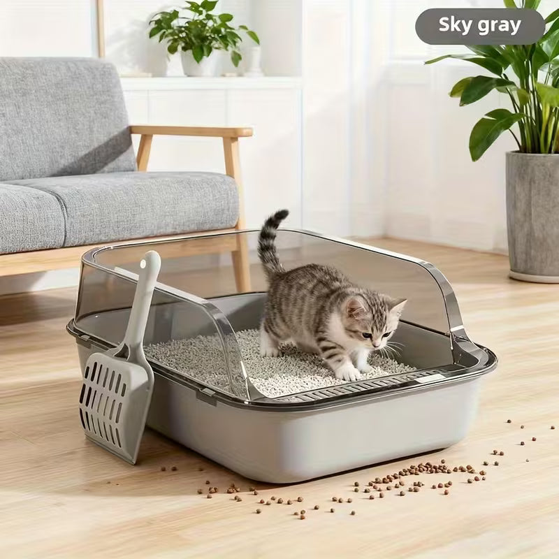 Enclosed Cat Litter Box